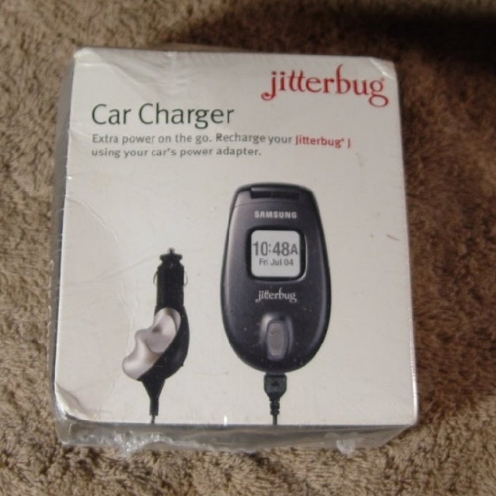 Car Charger (2 Amp) for Alcatel Jitterbug j PN:JBG3CARCRGKITGRCCOBG